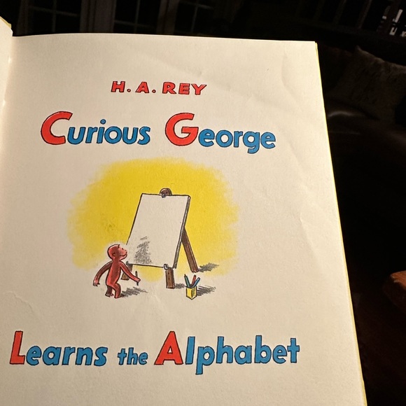 Collectors,1963 “ Curious George Learns the Alphabet”Children’s Book - Picture 2 of 6